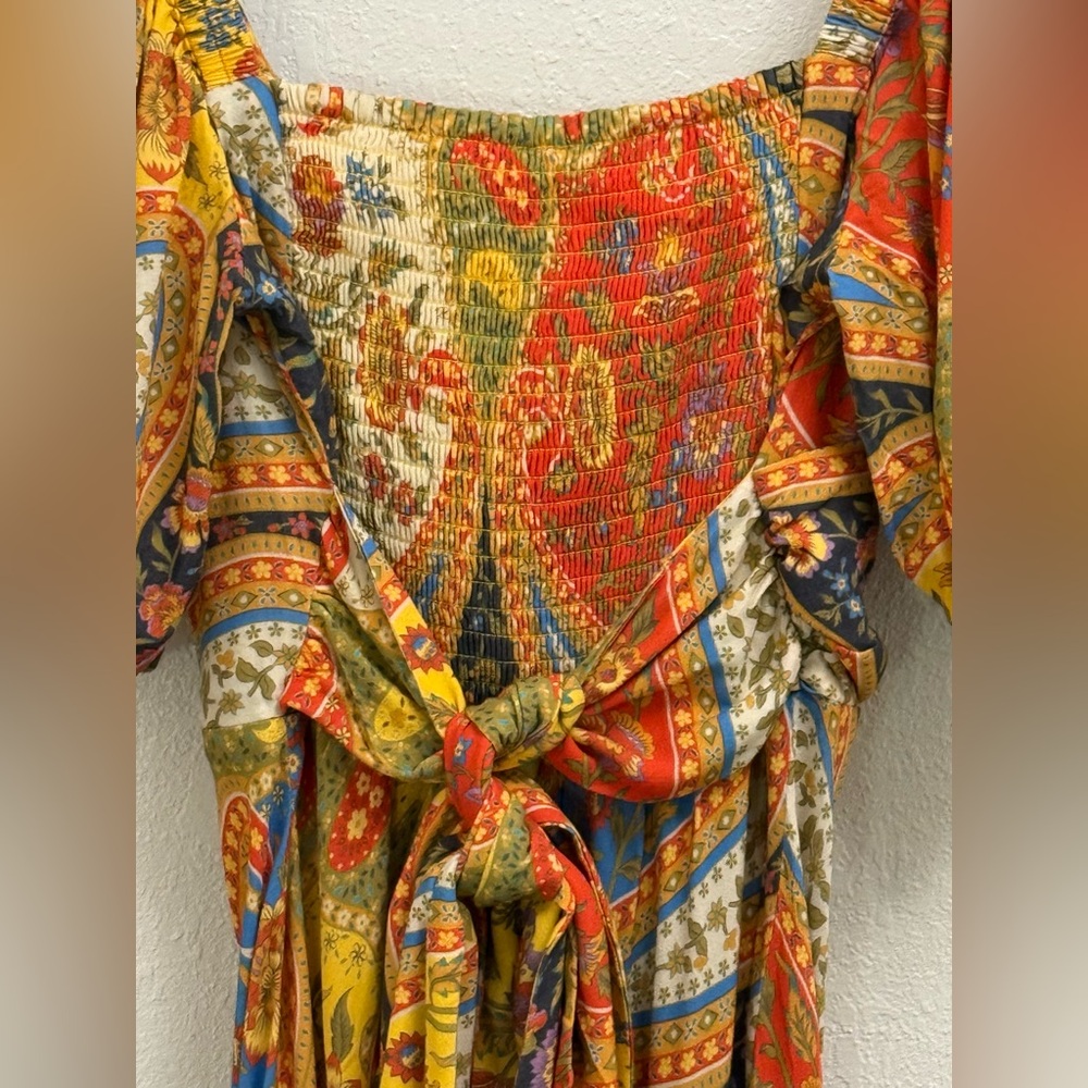 NWT Spell Belladonna Sweetheart Maxi Dress Size Medium Kaleidoscope UFT/S - Picture 3 of 16